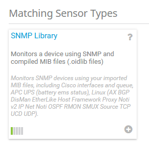 Réception de traps SNMP sur le capteur