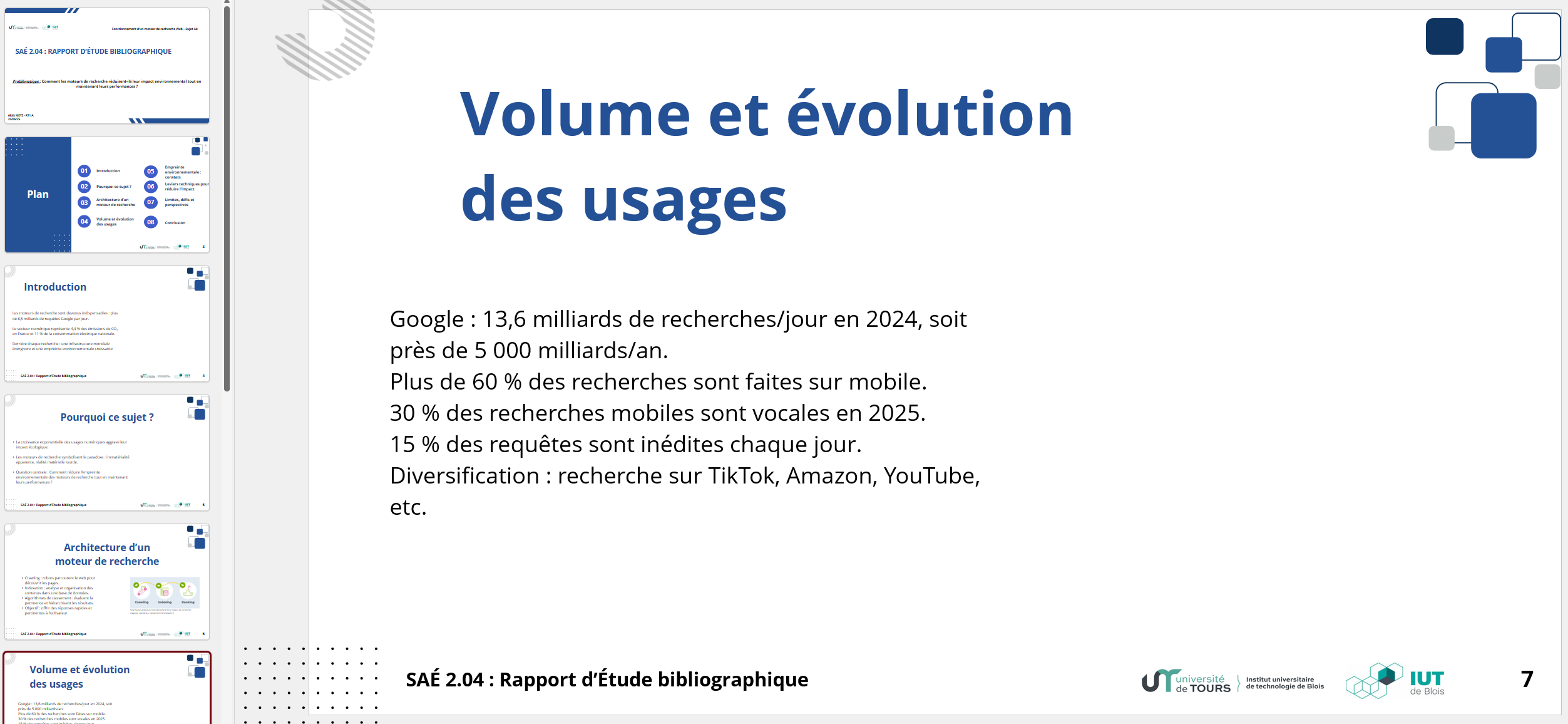 Aperçu de la soutenance PowerPoint